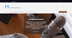 Desktop Screenshot of lucamanelli.com