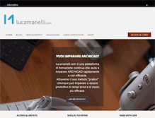 Tablet Screenshot of lucamanelli.com